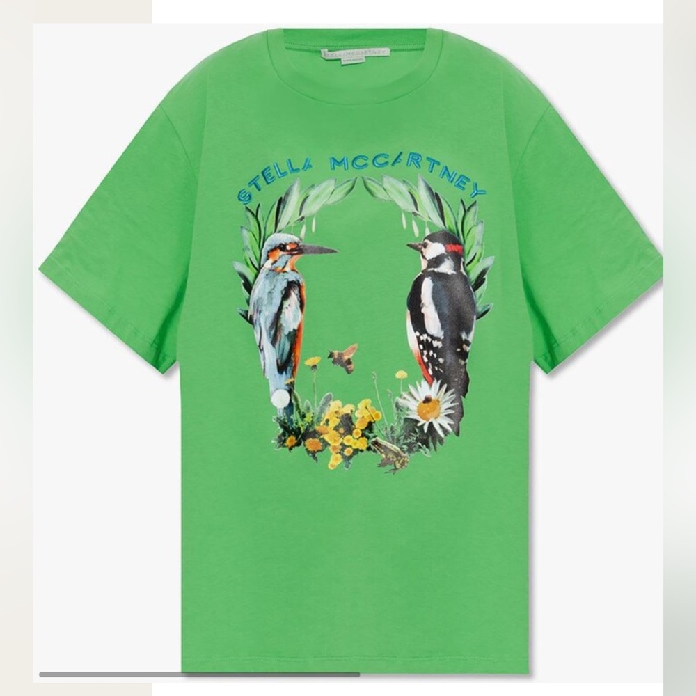 NWT Stella McCartney Logo T-shirt, 42